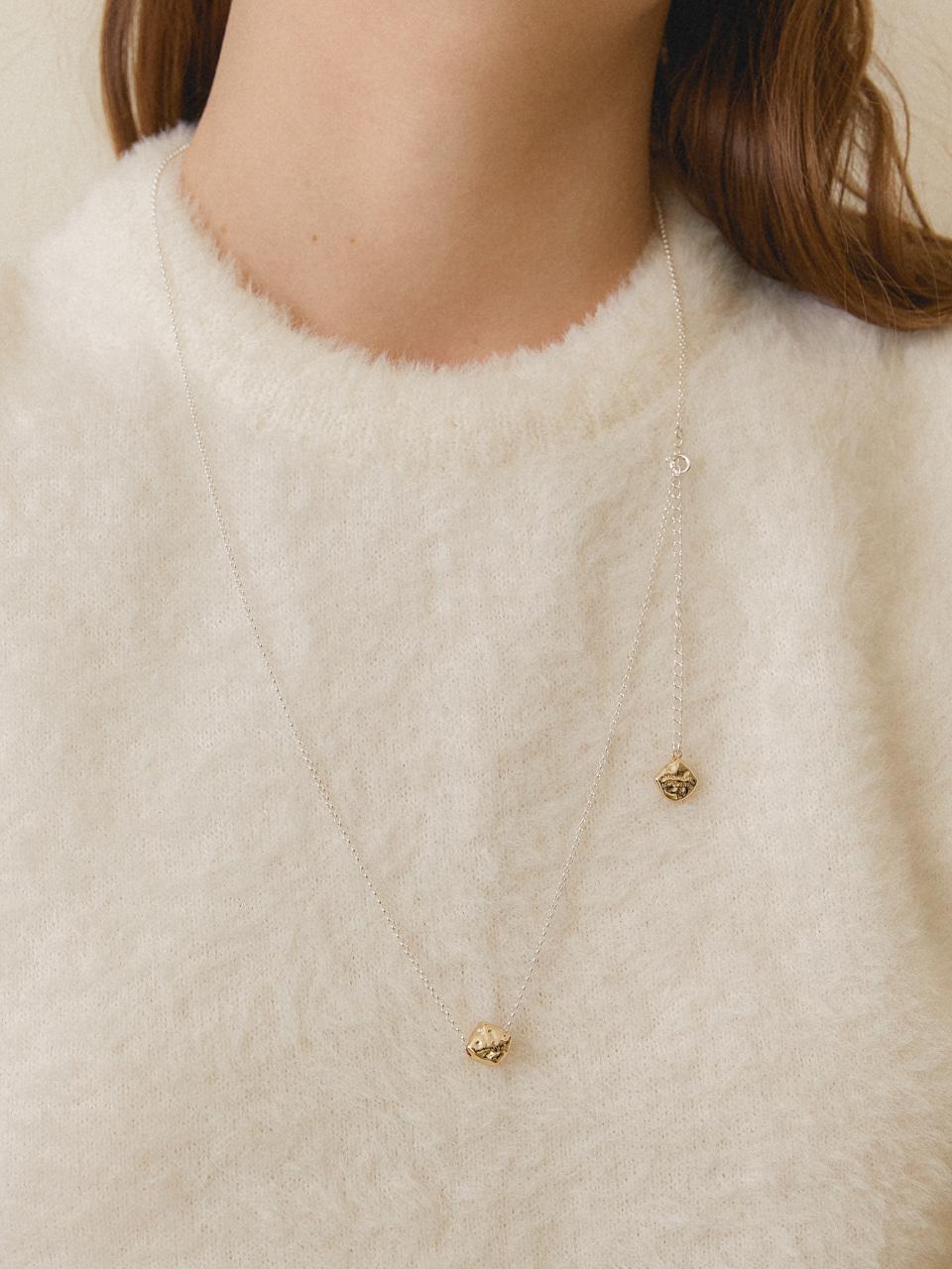 rhombic long necklace