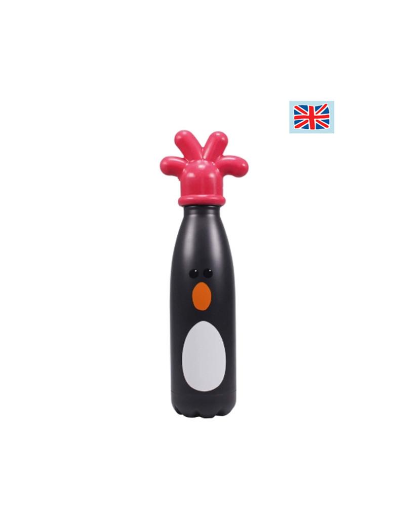 [영국배송] 월레스와그로밋 펭귄 물병 맥그로우 물병 도둑장갑 펭귄 보틀 Wallace and Gromit Metal Water Bottle - Feathers McGraw
