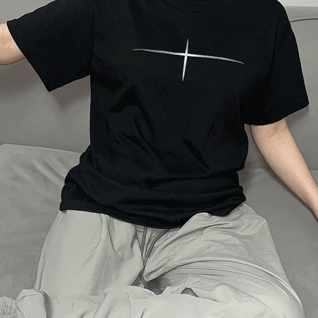 [빠른배송] 라이트 반팔 티셔츠 (3color) 데일리 반팔 티셔츠