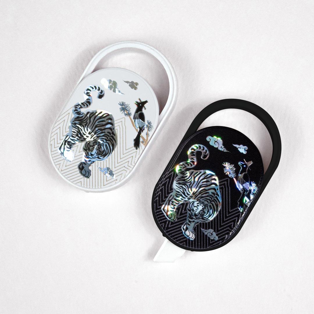 세라믹 자석택배칼 링크커터 전통시리즈 호작도 타입