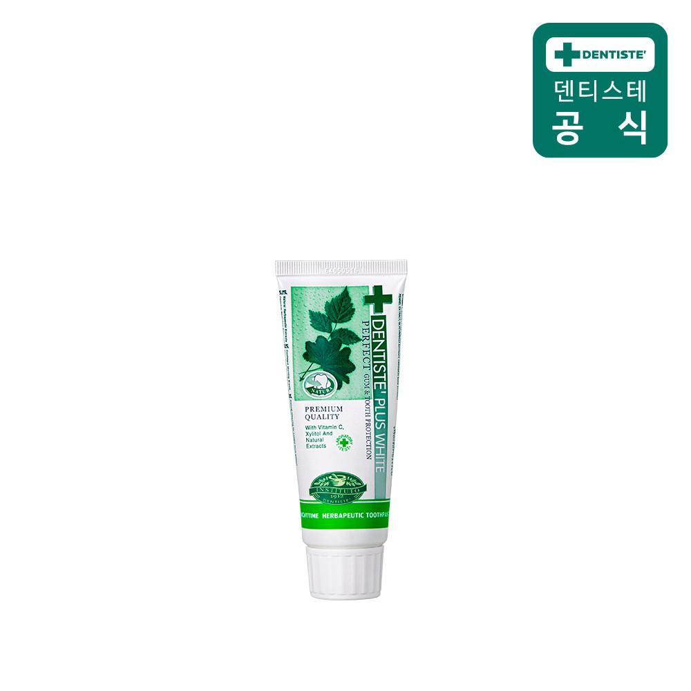 덴티스테 플러스화이트 치약 60g 덴티스테치약 입냄새제거 무불소 민트 구취제거 임산부 치약추천