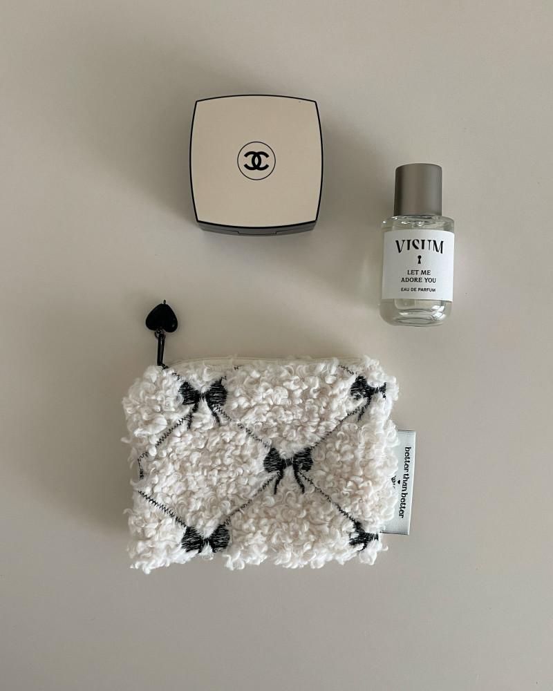 [데이바이데이] 리본 미니 파우치