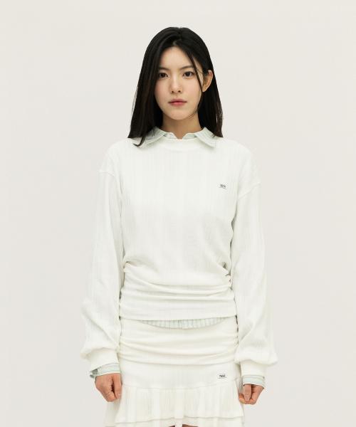 AUDREY L/S T-SHIRT (IVORY)
