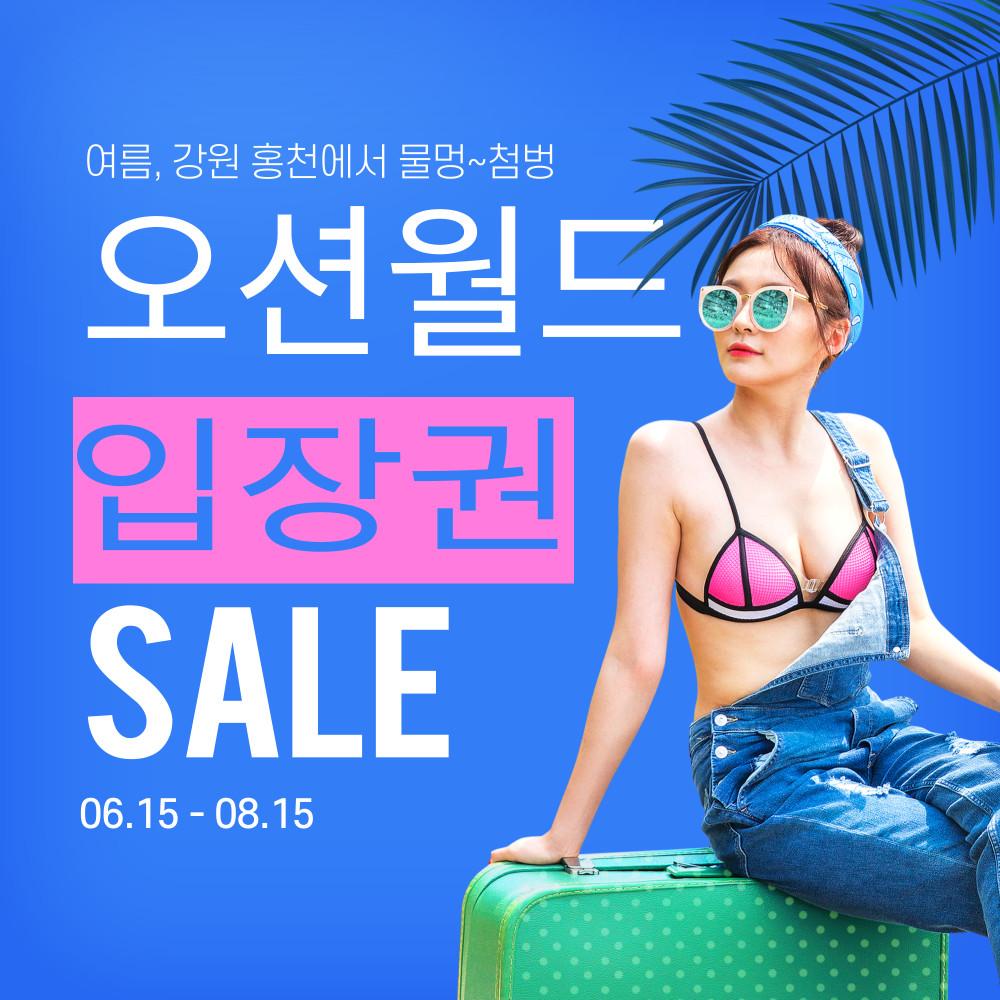 [당일사용가능] 홍천 오션월드 입장권 할인 구명조끼포함
