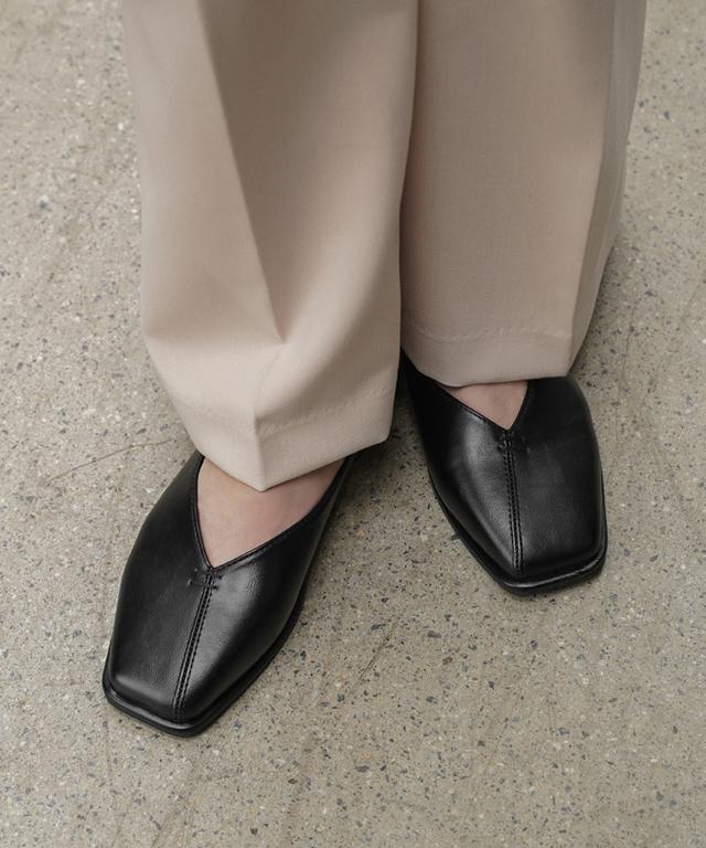 착한구두 ❤️플랫슈즈 단화 플랫 가을슈즈 하객신발 하객룩 정장구두 스퀘어플랫 하객구두 겨울구두 검정구두 여자구두 아드리안 PLLTS3h832