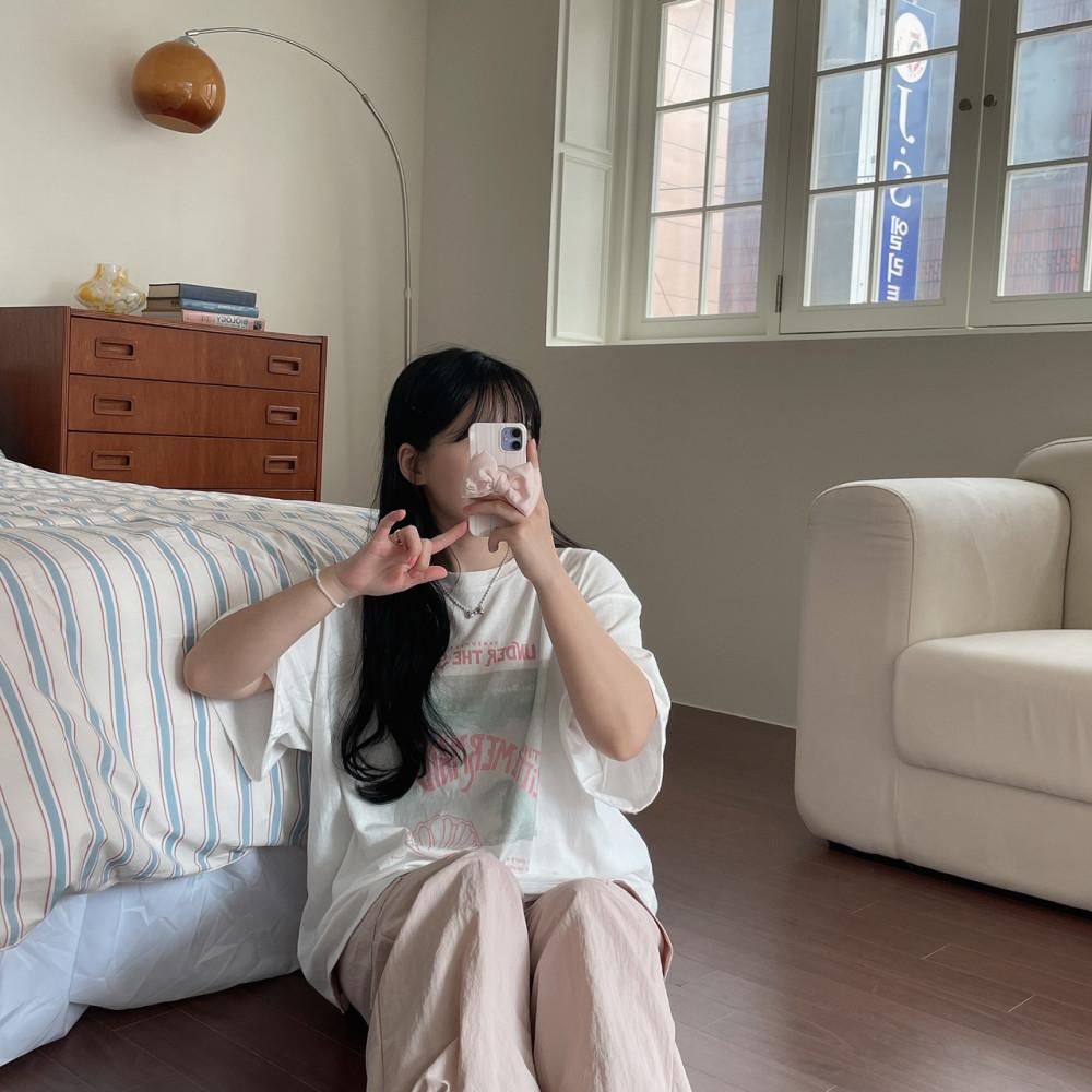 언더더씨 오버핏 반팔 티셔츠 (2color)