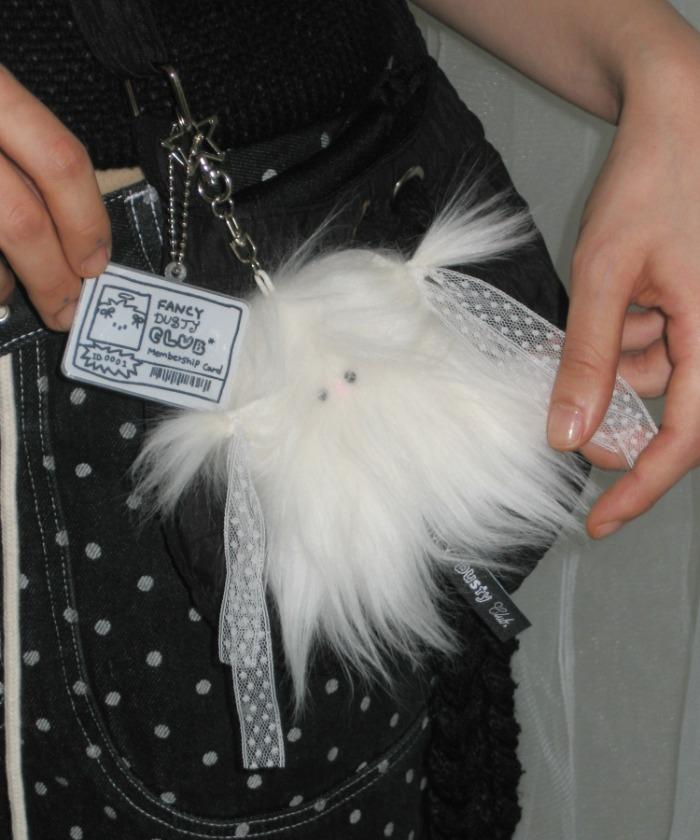 [FANCY X DUSTY] ANGEL DUSTY KEYRING (WHITE) F25NM1011