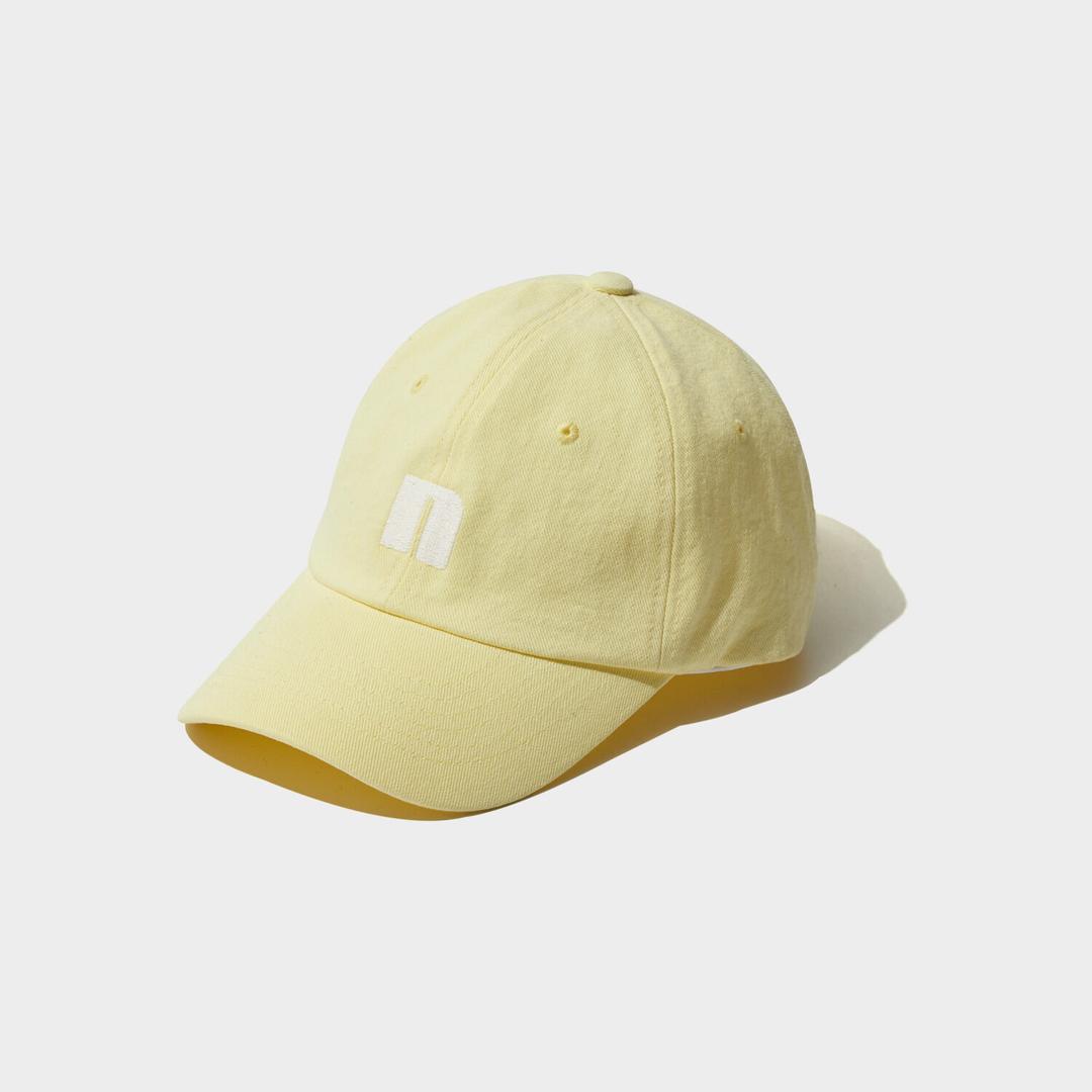 BASIC COTTON BALL CAP  (LEMON)