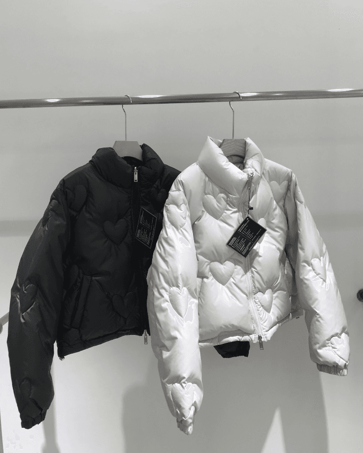 뉴 라이트 리버시블 숏패딩