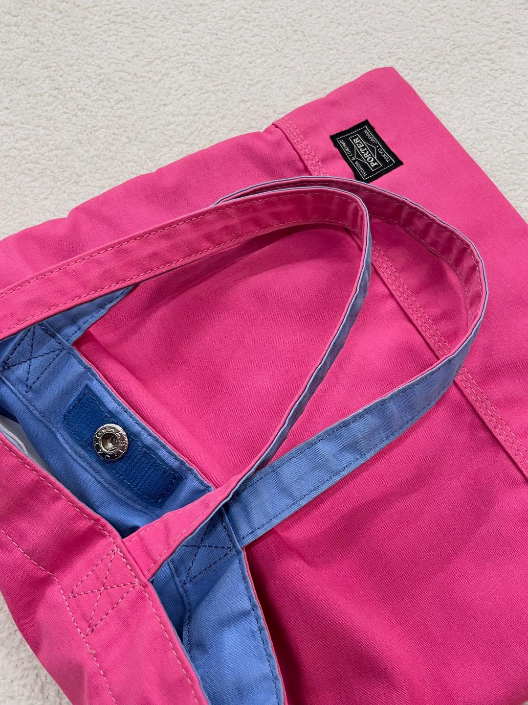 PORTER pink & blue bag