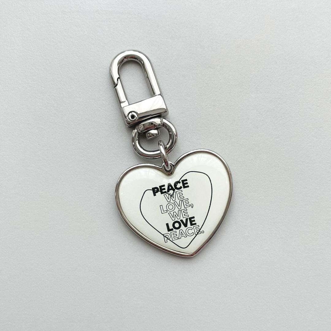 [키링] Cream Heart Keyring