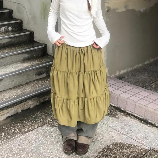 오챠 캉캉 스커트 ( ocha tiered skirt )