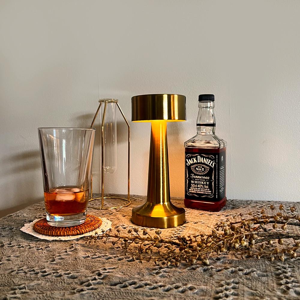 수제공작소 아령디자인 무드등 터치스위치 무선 스탠드 조명