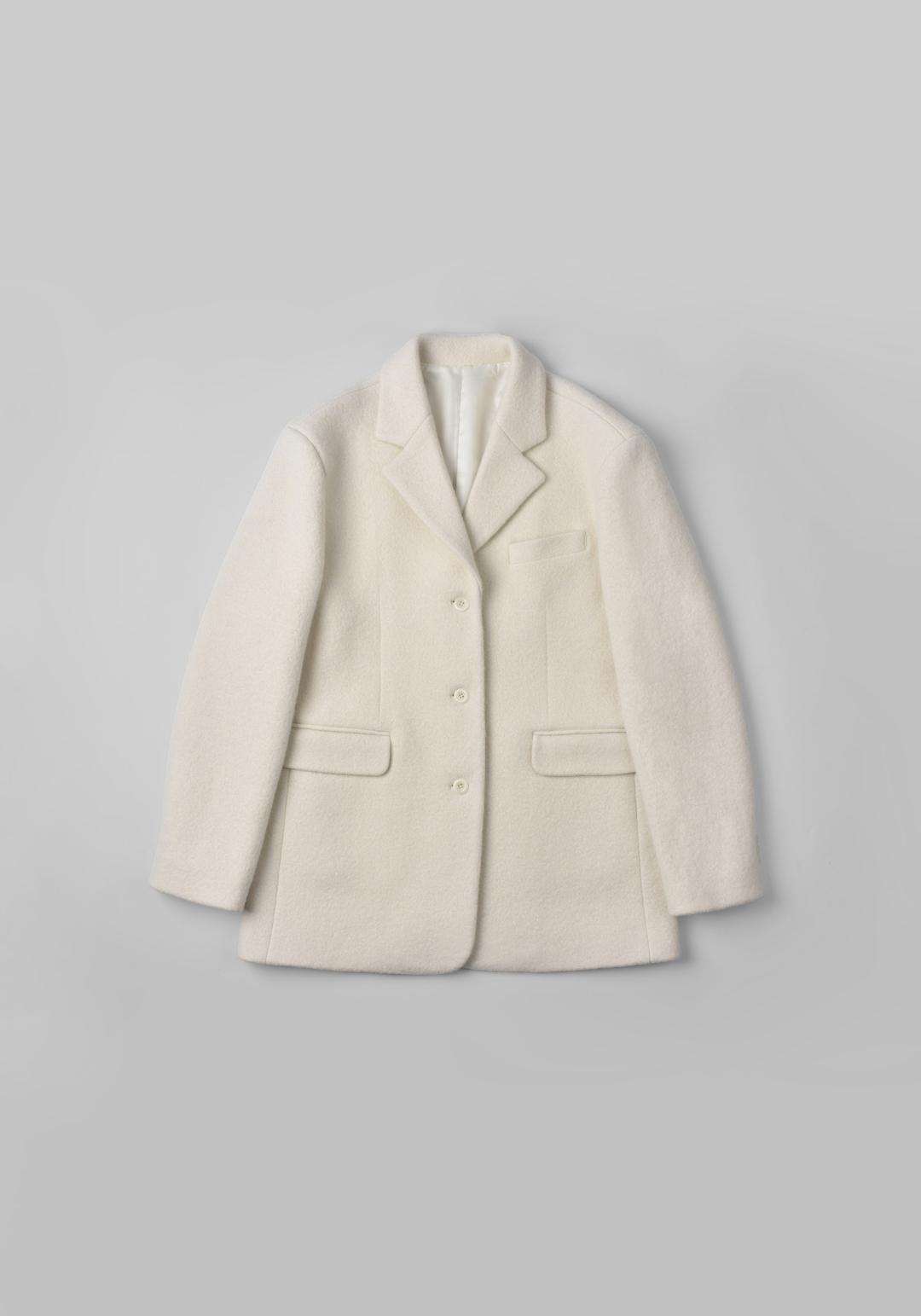 Phamee alpaca blazer half coat (3 color)
