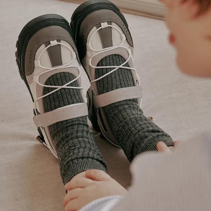 [25FW] 콤비 플랫폼 레이스업 메리제인 스니커즈 EBAL57525