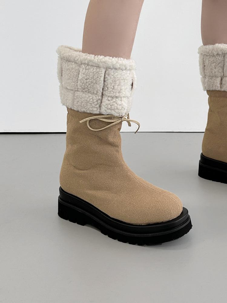 양털 미들 어그부츠 (5cm)