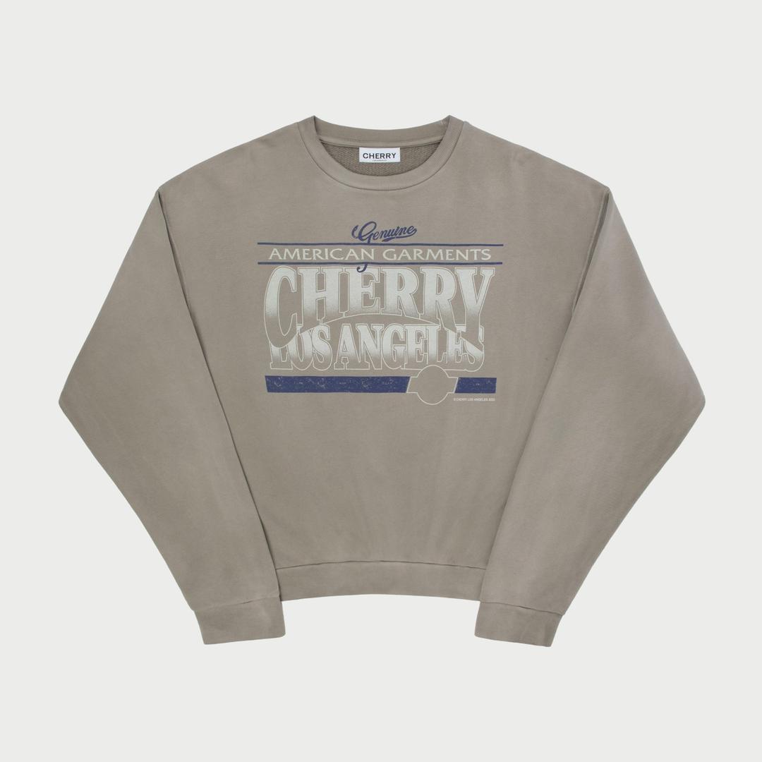 American Garments Crewneck (Smoke) - S