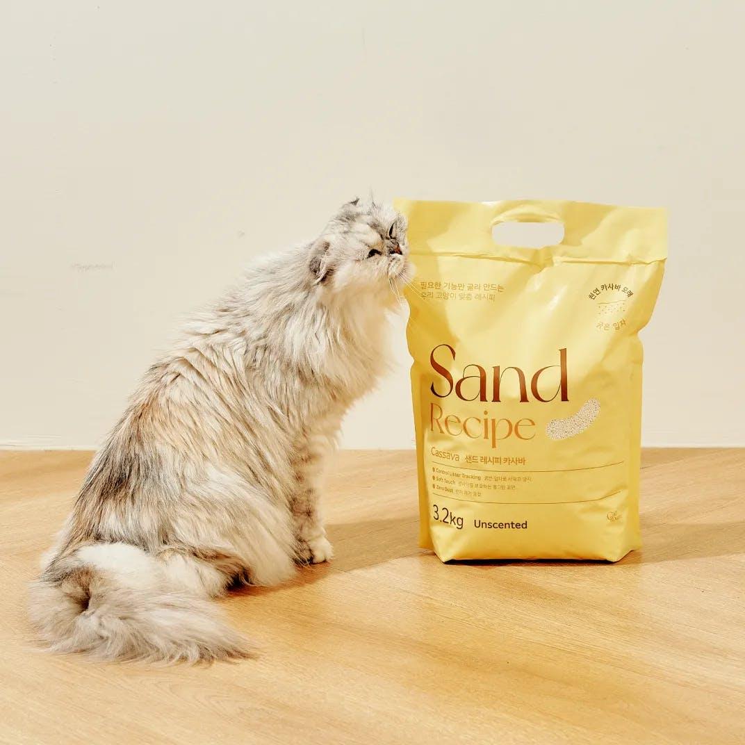 [신규회원 4,000원] 캣츠루틴 샌드레시피 카사바 3.2kg