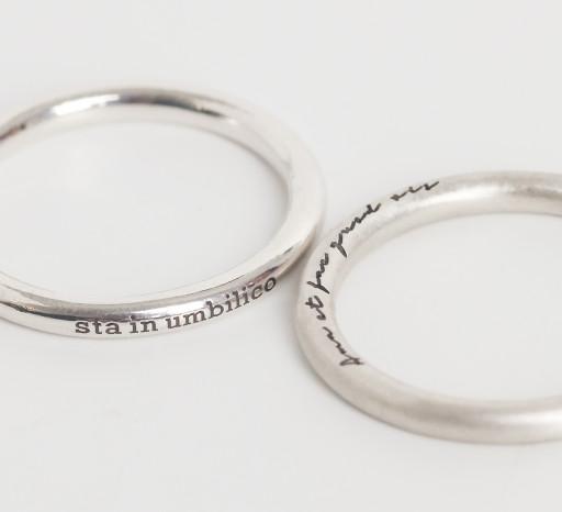 [무료각인 이벤트]심플 2미리 각인 실버 커플링우정반지