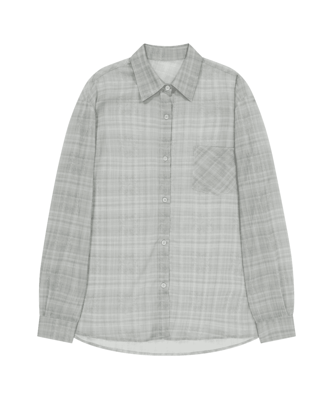 OJOS Over Check Shirts / Grey