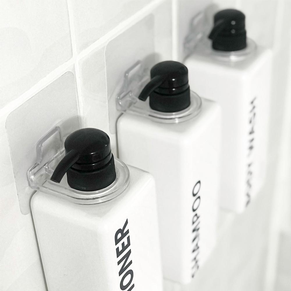 샴푸홀더 투명 접착식 샴푸걸이