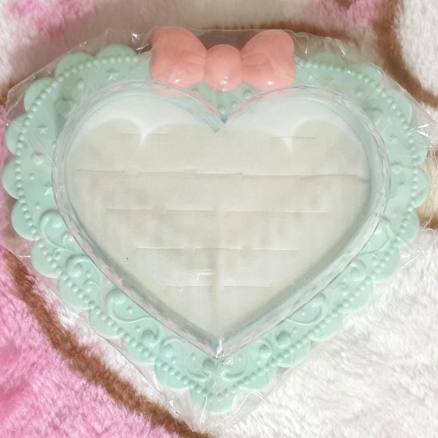 스위머 swimmer 하트리본 반지케이스 악세사리케이스 트레이 키덜트