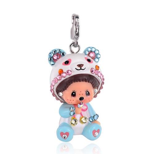 熊猫MCC吊墜(藍) | Monchhichi Jewelry