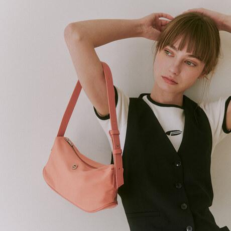 Groove bag - apricot pink