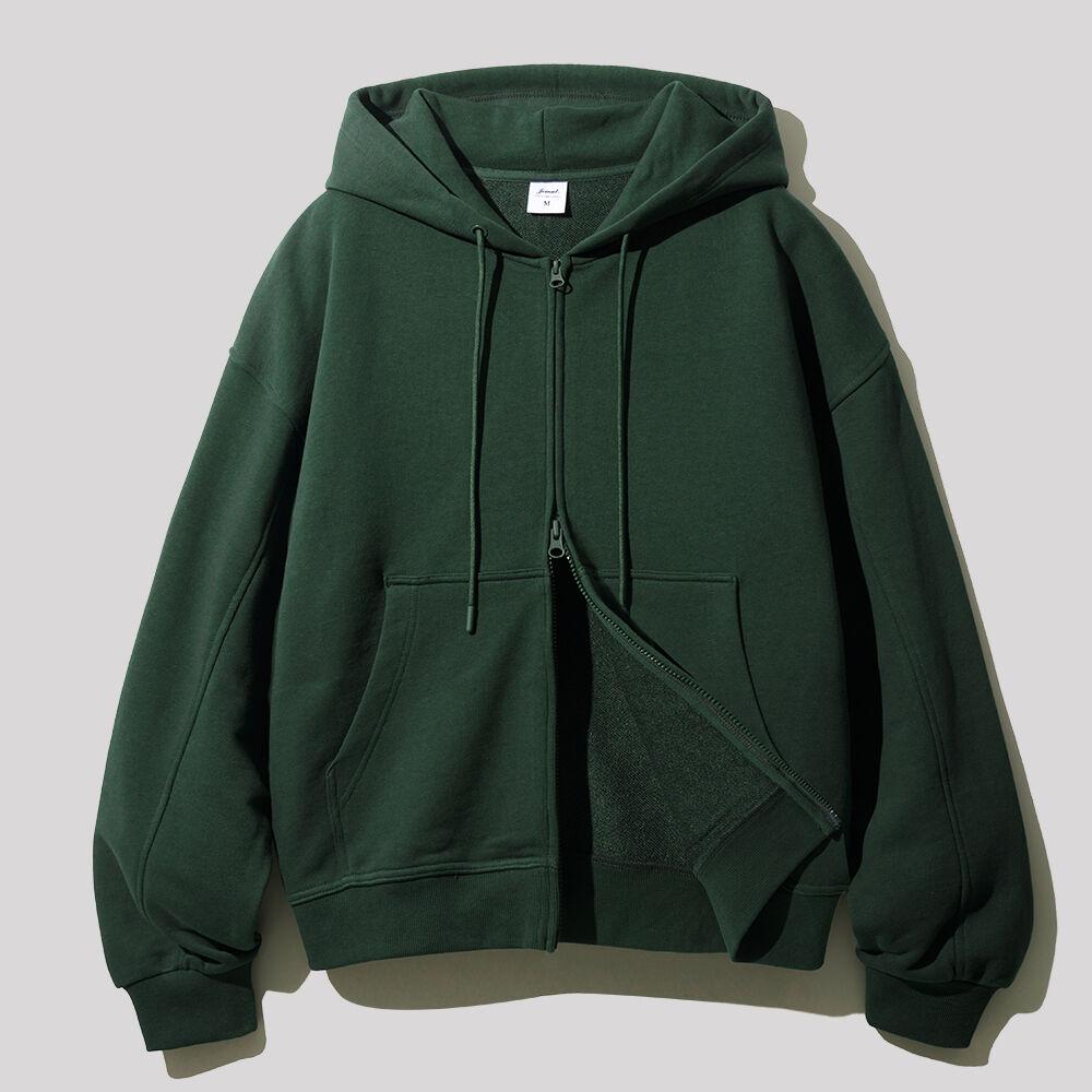 헤븐 투웨이 테리 후드집업 8종 다크그린 KJHD2523