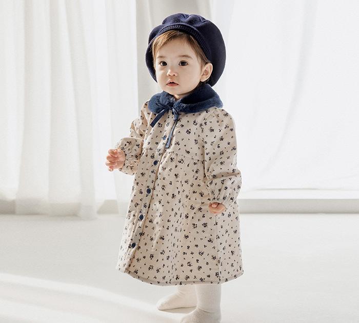 메이비 코듀로이 아기 원피스 세트