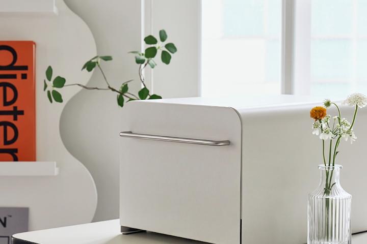 라인 슬라이딩 철제 선반 아이보리 수납함 (커피캡슐/화장품/잡화) +자석2p증정