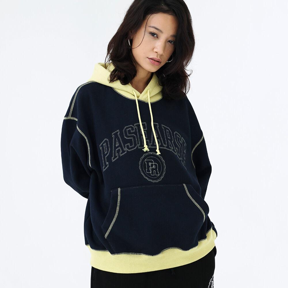 PASEARSE STITCH HOODIE NAVY