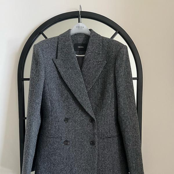Wool Herringbone Jacket