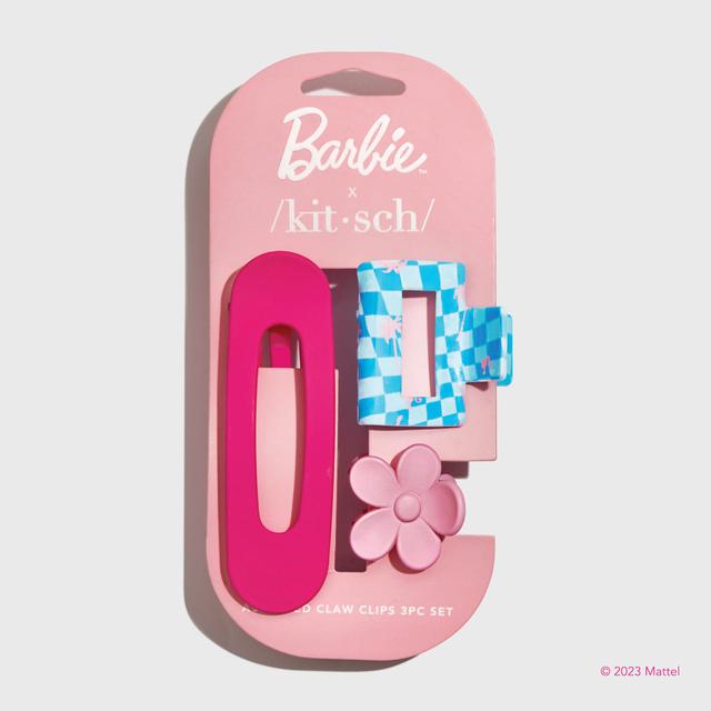 Barbie x Kitsch Assorted Claw Clip Set 3pc - NC / OS