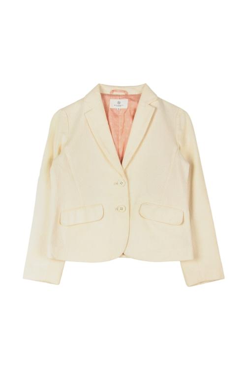 뷰티앤유스 by 유나이티드 애로우즈 (Woman - M) 코튼 카라 투버튼 자켓