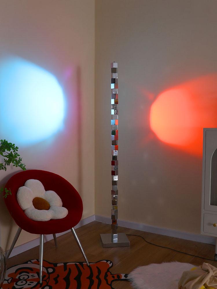 오로라무드등 큐브 플로어램프 미드센츄리 스튜디오 카페 대형 오브제 조명 미니멀 포토스팟