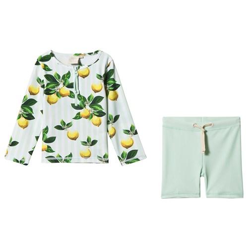 Kuling x Kenza 원피스 래쉬가드 수영복 Lemon