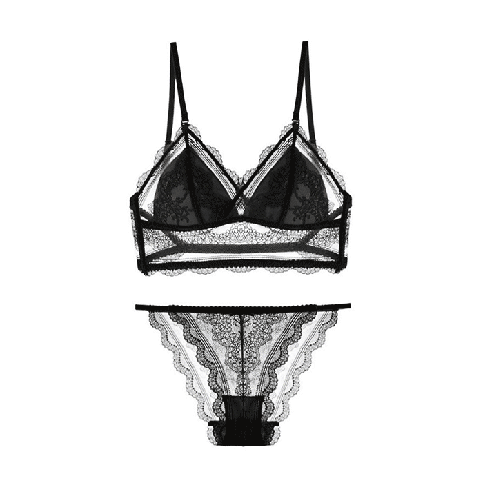 ZERO 레이스 브라렛&팬티 세트