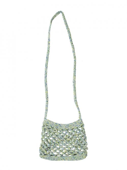 HANDMADE OCEAN NET BAG, BLUE