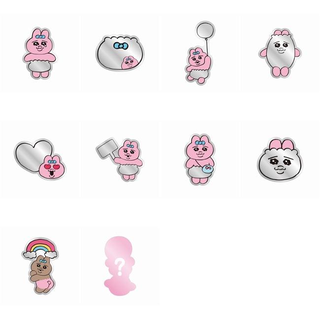 [신품][오판츄 우사기] 오판츄 우사기 트레이딩 미러 스티커