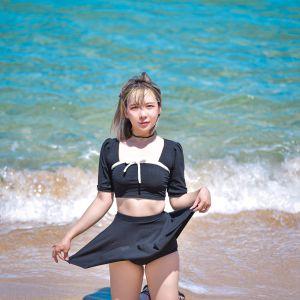 [나의난이] [2way/고급져]옆에 머물러줘 3피스 수영복(1Col)