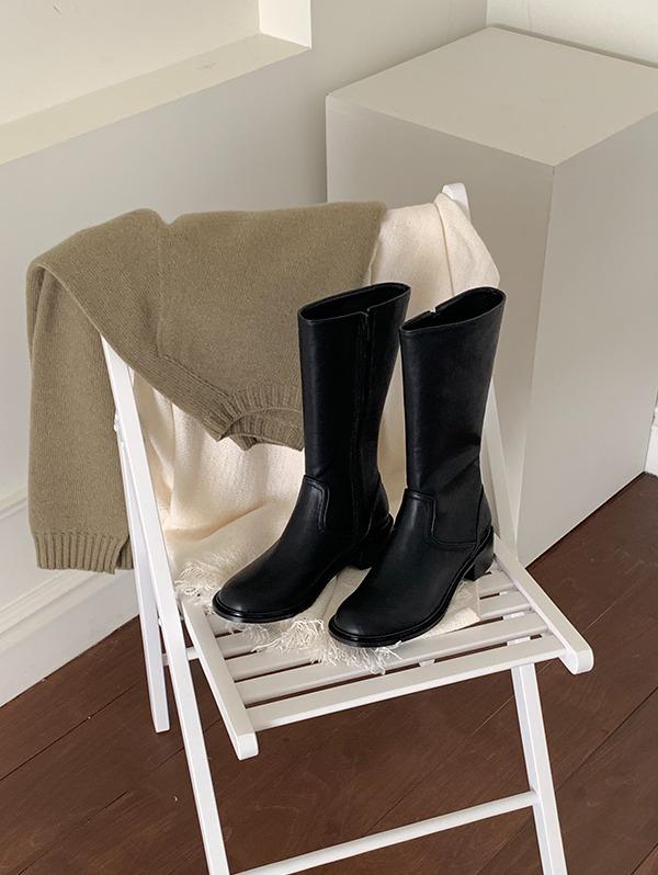 [Select/3천장 돌파] 트렌 미들 부츠 (black)