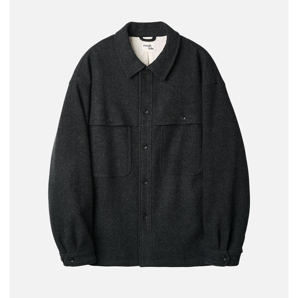 24FW Wool Field Jacket Charcoal