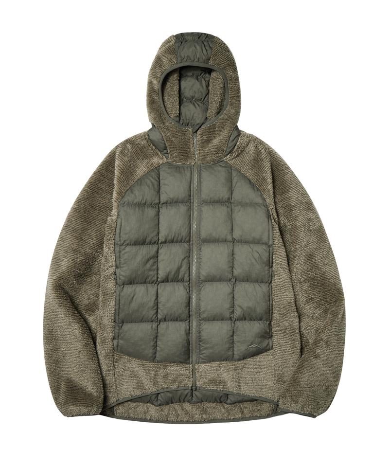 ALLOY FLEECE HOODIE JACKET (KHAKI)