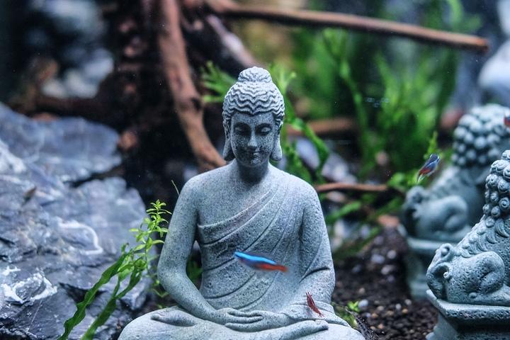 석가모니 오리엔탈 불교 불상 미니어처 장식