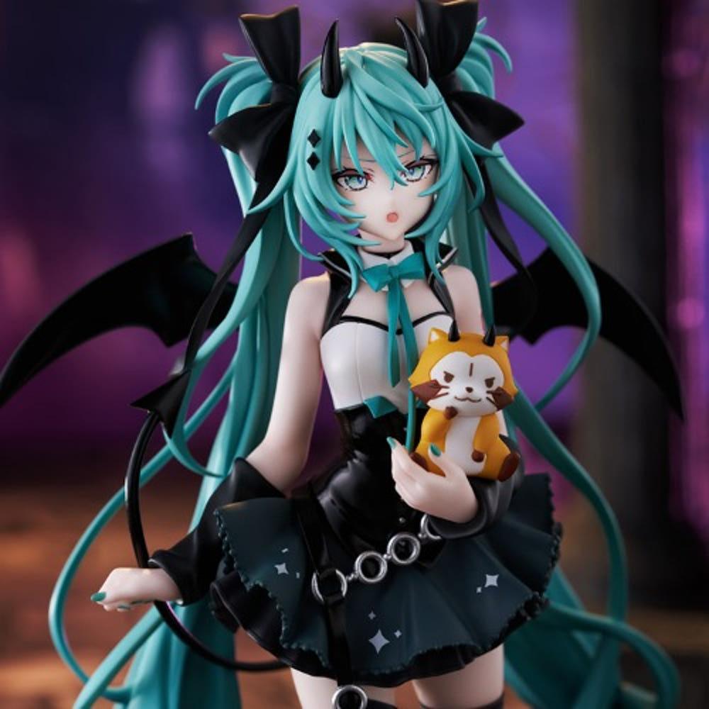 후류 보컬로이드 Trio Try iT 피규어 하츠네 미쿠 x 꼬마 너구리 라스칼 악마 Ver Illustrated by 아루테라