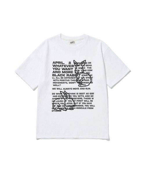BLACK RABBIT T-SHIRT [2Color]