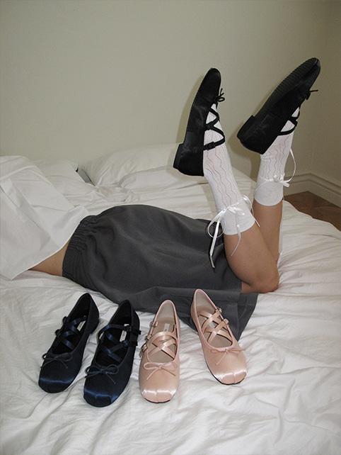 [W컨셉 단독]마론 발레리나 메리제인 플랫슈즈[n067]_3color