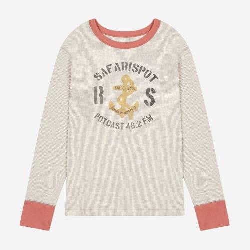 1/2 REGION MOTORS CLUB WAFFLE LONG SLEEVE (CREAM)