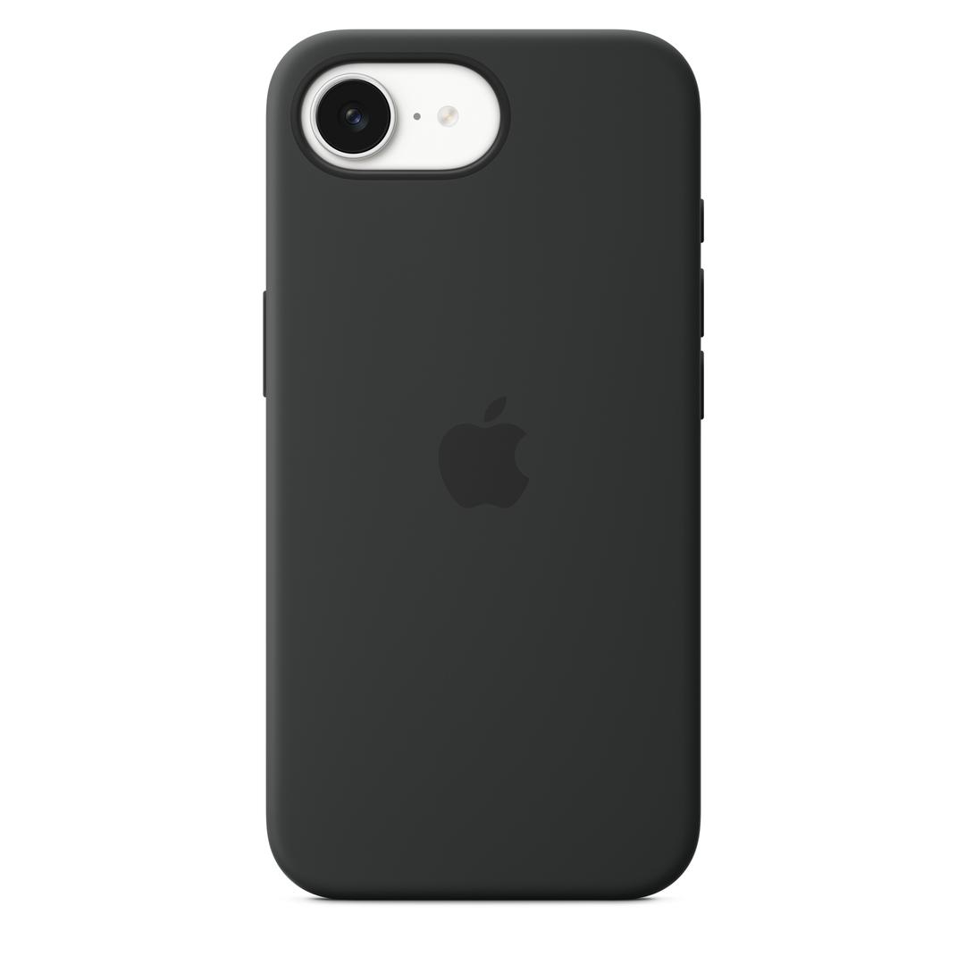 iPhone 16e 실리콘 케이스 – 블랙